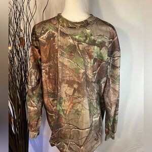 RedHead Forest Camo Long Sleeve Shirt size large